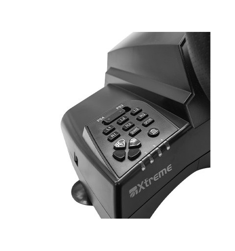 Xtreme 90428 accessoire de jeux vidéo Noir Volant + pédales Analogique Numérique PlayStation 4, Playstation 3