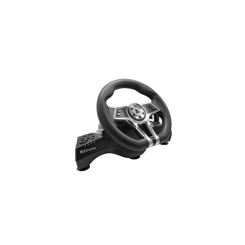 Xtreme 90428 accessoire de jeux vidéo Noir Volant + pédales Analogique Numérique PlayStation 4, Playstation 3