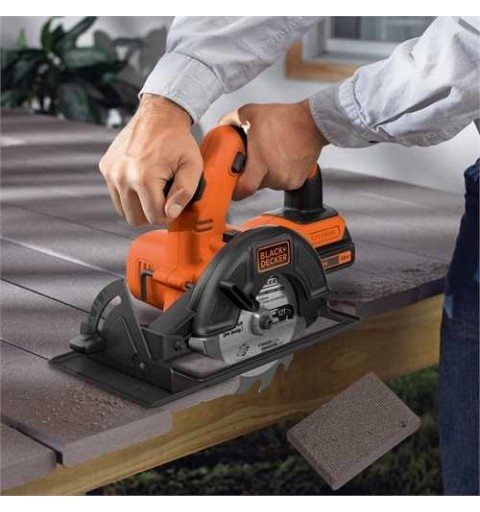 Black & Decker BDCCS18 14 cm Negro, Rojo 3700 RPM