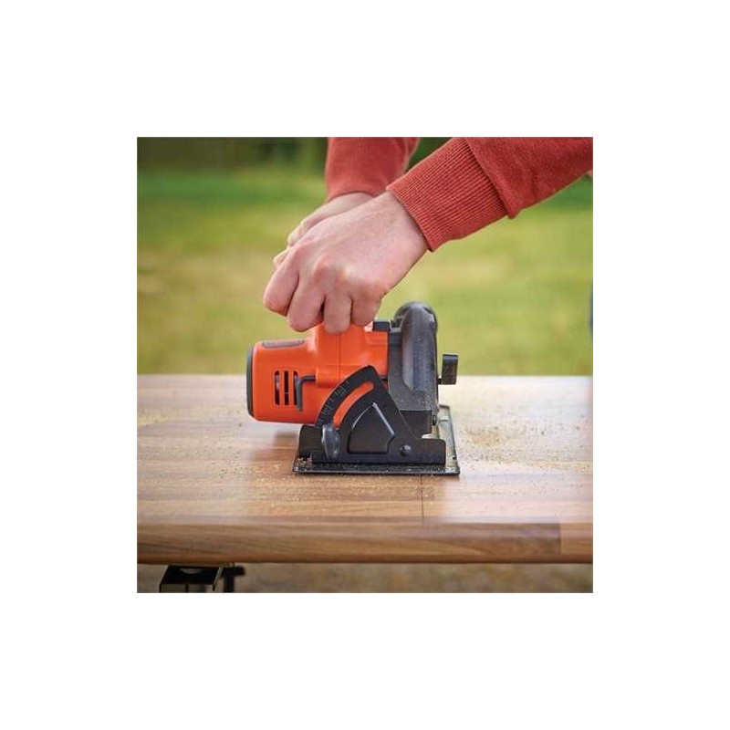 Black & Decker BDCCS18 14 cm Negro, Rojo 3700 RPM