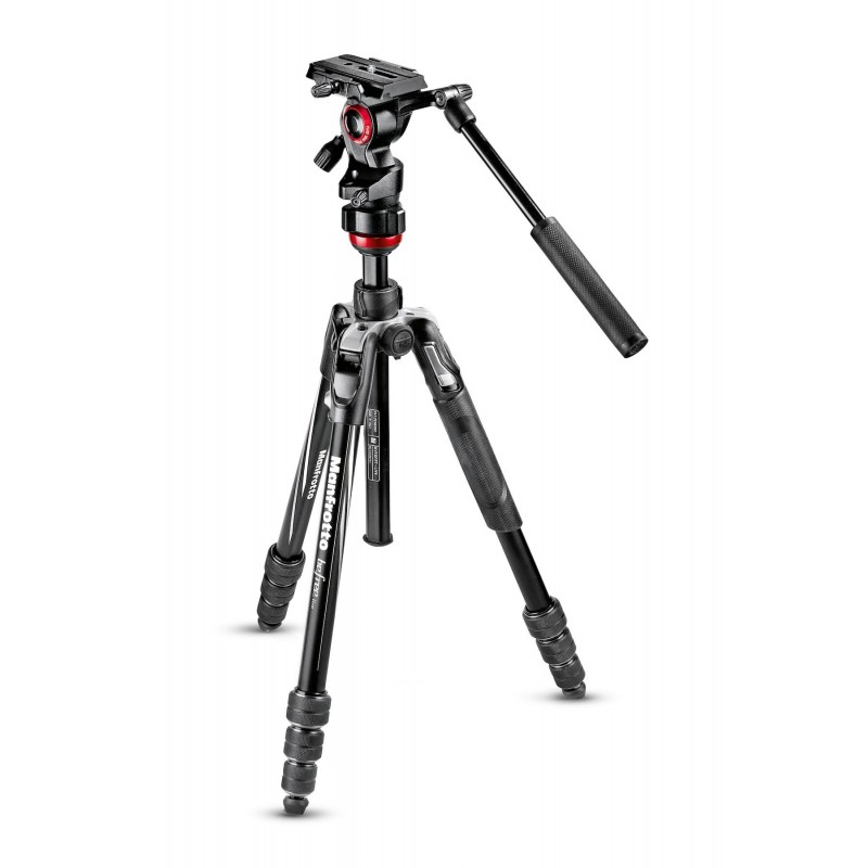 Manfrotto MVKBFRT-LIVE tripod Digital film cameras 3 leg(s) Black, Red, Silver