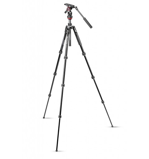 Manfrotto MVKBFRT-LIVE tripod Digital film cameras 3 leg(s) Black, Red, Silver