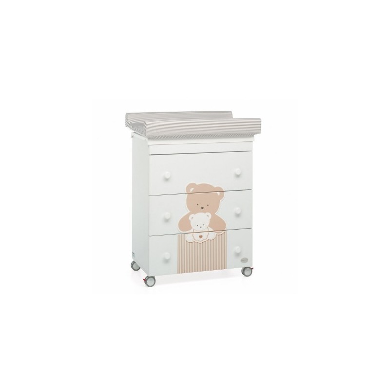 Foppapedretti Sweetfamily mesa cambiadora Madera Blanco