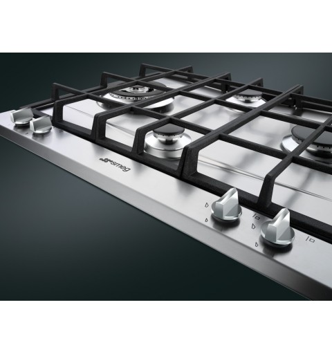 Smeg P261XGH hob Stainless steel Built-in Gas 4 zone(s)