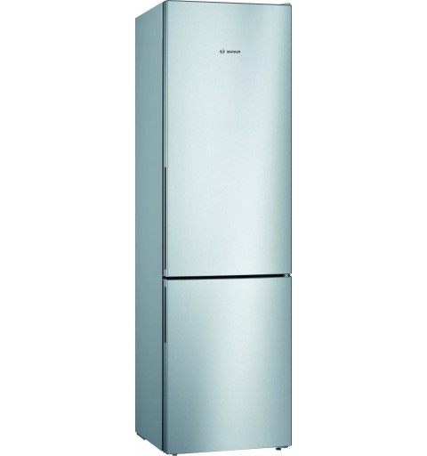 Bosch Serie 4 KGV39VLEAS frigorifero con congelatore Libera installazione 343 L E Acciaio inossidabile