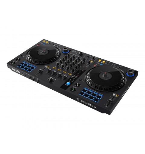 Pioneer DDJ-FLX6 controlador dj Controladora con opción de realizar scratch utilizando pistas de cintas de casete 4 canales