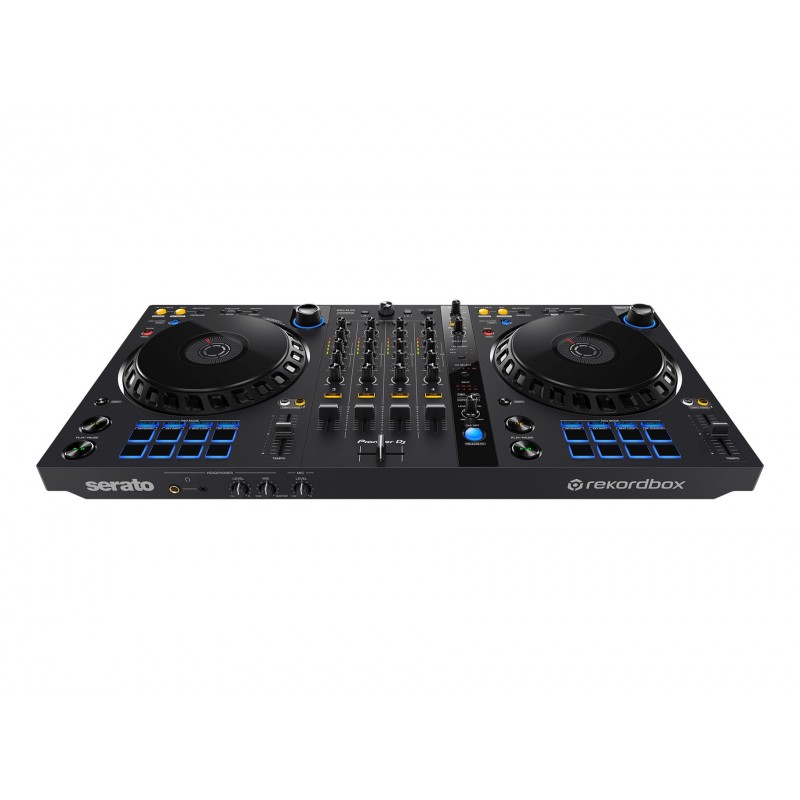 Pioneer DDJ-FLX6 controlador dj Controladora con opción de realizar scratch utilizando pistas de cintas de casete 4 canales