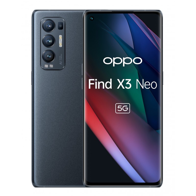 OPPO Find X3 Neo 16,6 cm (6.55") Double SIM ColorOS 11.1 5G USB Type-C 12 Go 256 Go 4500 mAh Noir