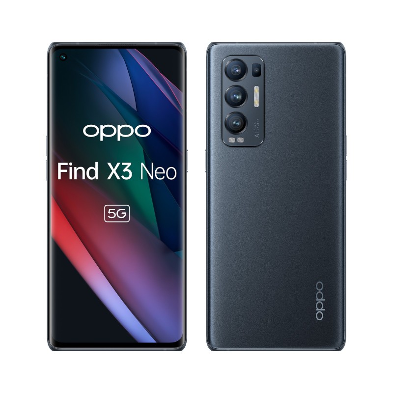 OPPO Find X3 Neo 16,6 cm (6.55") Double SIM ColorOS 11.1 5G USB Type-C 12 Go 256 Go 4500 mAh Noir