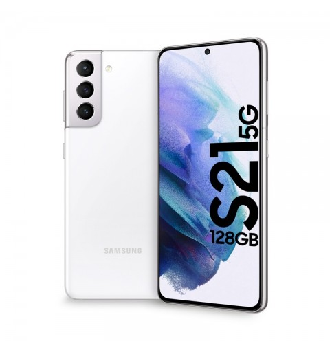 Samsung Galaxy S21 5G SM-G991B 15.8 cm (6.2") Dual SIM Android 11 USB Type-C 8 GB 128 GB 4000 mAh White