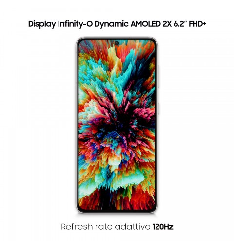 Samsung Galaxy S21 5G SM-G991B 15.8 cm (6.2") Dual SIM Android 11 USB Type-C 8 GB 128 GB 4000 mAh White