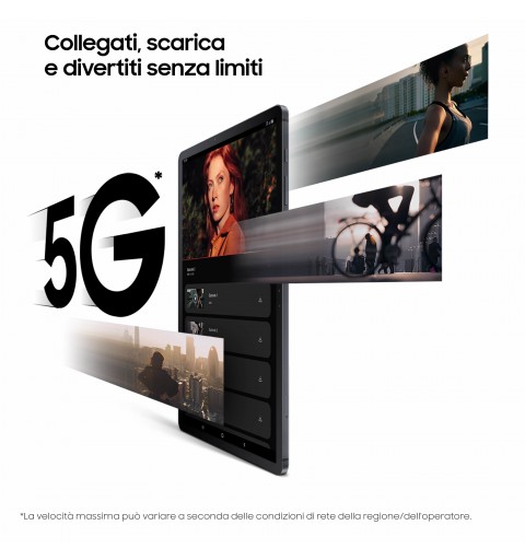Samsung Galaxy Tab S7 FE Tablet Android 12,4 Pollici 5G RAM 4 GB 64 GB Tablet Android 11 Black