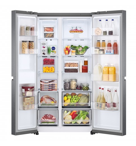 LG SIGNATURE GSBV70DSTM side-by-side refrigerator Freestanding 655 L F Stainless steel