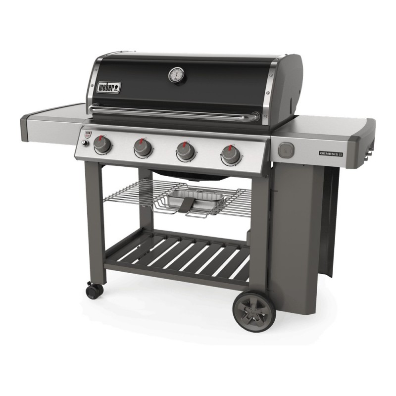 Weber Genesis II E-410 GBS Barbecue Carrello Gas Nero, Acciaio inossidabile 14070 W