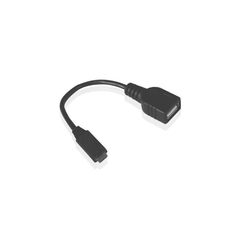 SBS TE0UCD90K USB cable 0.13 m USB 2.0 USB A Micro-USB A Black