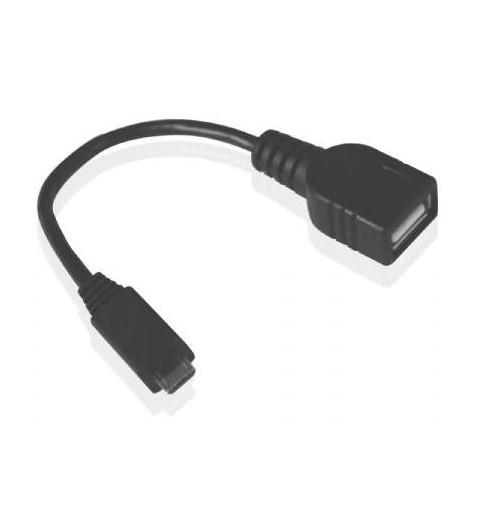 SBS TE0UCD90K USB cable 0.13 m USB 2.0 USB A Micro-USB A Black