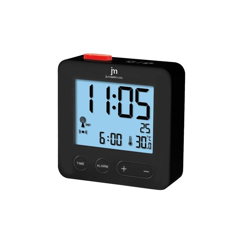 Lowell JD9031 Quartz alarm clock Black