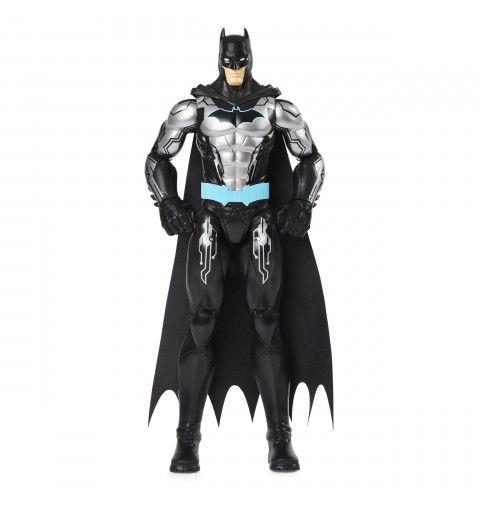 DC Comics , Batman, personaggio Bat-Tech con Armatura Nera da 30 Cm, per Bambini dai 3 Anni in Su