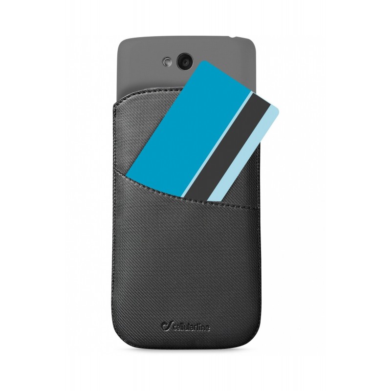 Cellularline SLIDEPULL4XK coque de protection pour téléphones portables 16 cm (6.3") Étui coulissant Noir