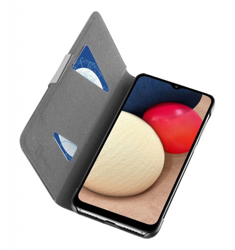 Cellularline Book - Galaxy A02s La protezione essenziale con chiusura di sicurezza magnetica Nero