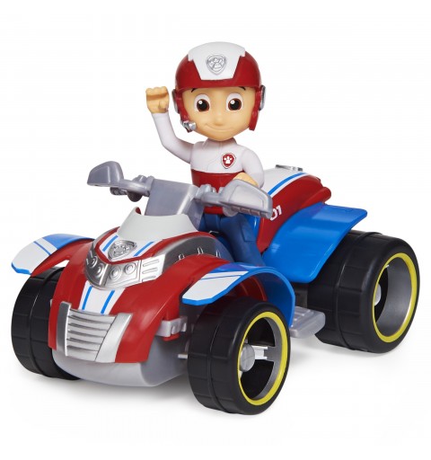 PAW Patrol LA PAT' PATROUILLE - VÉHICULE + FIGURINE RYDER - Véhicule de 15 cm Avec 1 Figurine À Collectionner Pat' Patrouille -