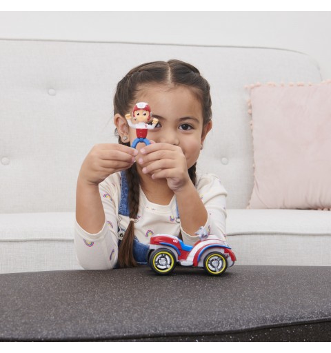 PAW Patrol LA PAT' PATROUILLE - VÉHICULE + FIGURINE RYDER - Véhicule de 15 cm Avec 1 Figurine À Collectionner Pat' Patrouille -