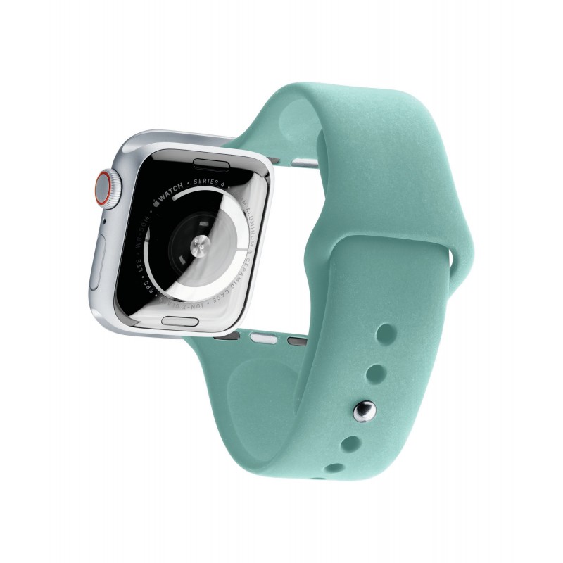 Cellularline Urban Band - Apple Watch 42 44 mm Cinturino in silicone per Apple Watch Verde