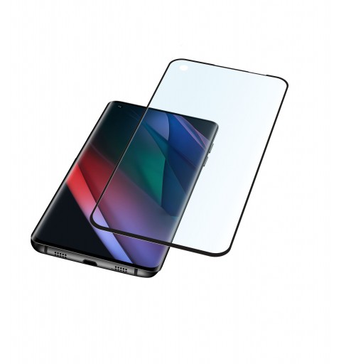 Cellularline Impact Glass Curved - Oppo Find X3 Neo Vetro temperato curvo, resistente e ultra sottile