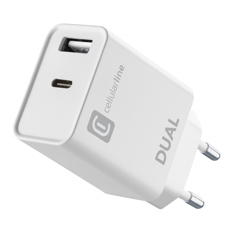 Cellularline ACHIPHUSB2PD20W Weiß Indoor