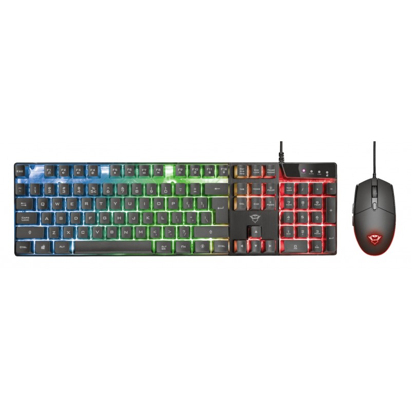 Trust GXT 838 teclado USB QWERTY Italiano Negro