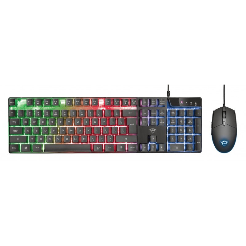 Trust GXT 838 teclado USB QWERTY Italiano Negro