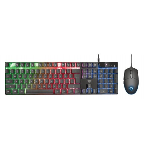 Trust GXT 838 teclado USB QWERTY Italiano Negro