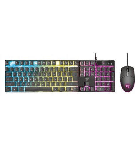 Trust GXT 838 teclado USB QWERTY Italiano Negro