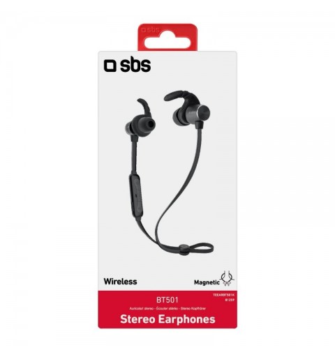 SBS TEEARBT501K cuffia e auricolare Wireless In-ear Sport Bluetooth Nero