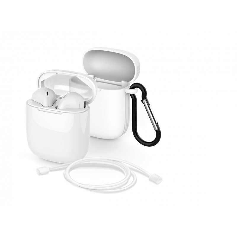 Meliconi MySound SAFE PODS 5.1 + White Cover Casque True Wireless Stereo (TWS) Ecouteurs Appels Musique Bluetooth Blanc