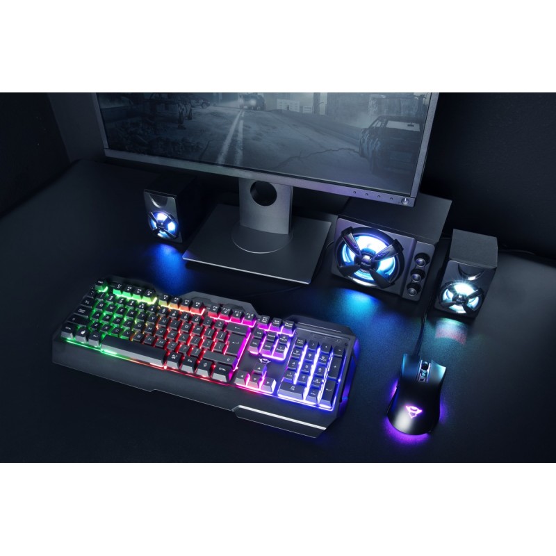 Trust GXT 856 Torac teclado USB QWERTY Italiano Negro