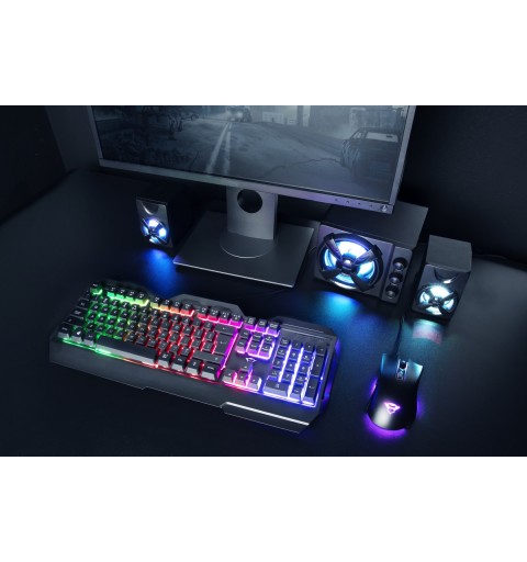 Trust GXT 856 Torac Tastatur USB QWERTY Italienisch Schwarz