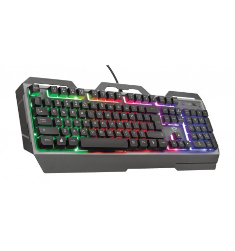 Trust GXT 856 Torac Tastatur USB QWERTY Italienisch Schwarz