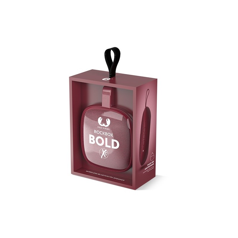 Fresh 'n Rebel Rockbox Bold XS Tragbarer Mono-Lautsprecher Rot 5 W