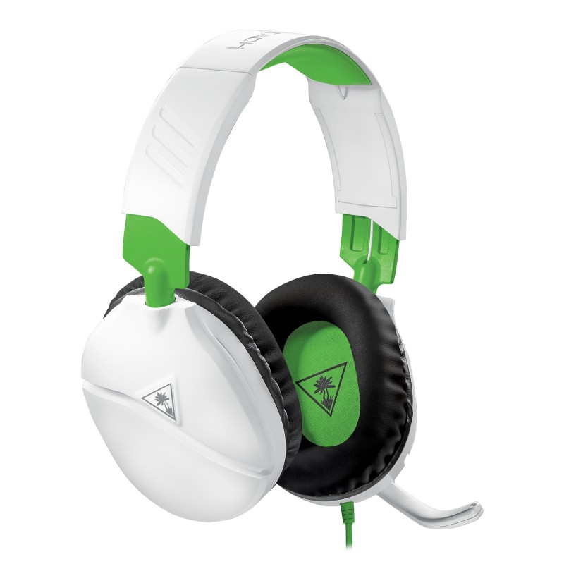 Turtle Beach Recon 70x White Gaming Headset for Xbox One, Xbox Series X, PS5, PS4, Switch, PC - White & Green