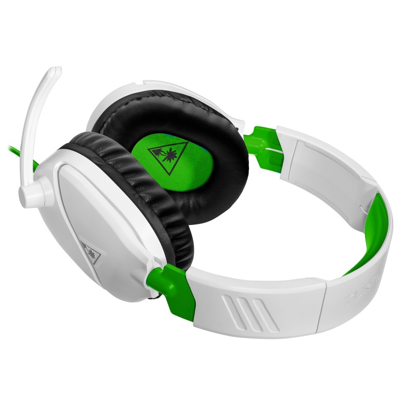 Turtle Beach Recon 70x White Gaming Headset for Xbox One, Xbox Series X, PS5, PS4, Switch, PC - White & Green