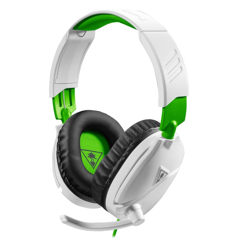 Turtle Beach Recon 70x White Gaming Headset for Xbox One, Xbox Series X, PS5, PS4, Switch, PC - White & Green