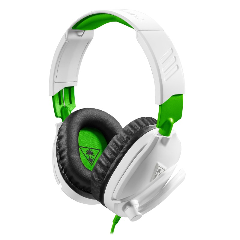 Turtle Beach Recon 70x White Gaming Headset for Xbox One, Xbox Series X, PS5, PS4, Switch, PC - White & Green