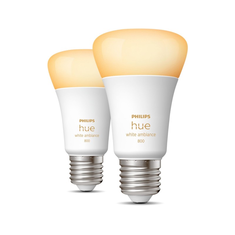 Philips Hue White ambiance E27 - confezione da 2