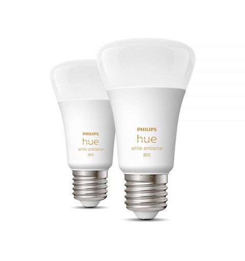 Philips Hue White ambiance E27 - confezione da 2