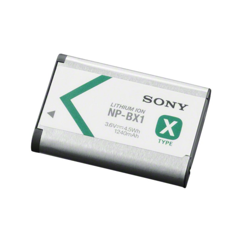 Sony NP-BX1 Batteria Ricaricabile InfoLithium Serie X per Fotocamere Compatte Cyber-Shot DSCRX100, DSCHX300 e DSCWX300, 3.6 V,