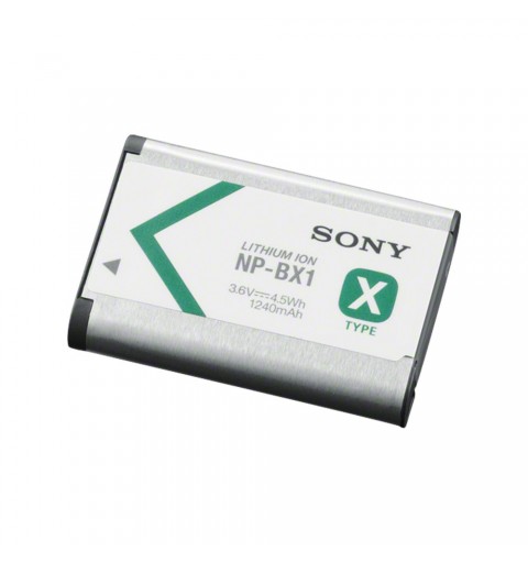 Sony NP-BX1 Batteria Ricaricabile InfoLithium Serie X per Fotocamere Compatte Cyber-Shot DSCRX100, DSCHX300 e DSCWX300, 3.6 V,