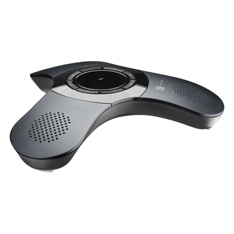 Cellularline Ufo Conference Speaker Bluetooth Vivavoce con 2 altoparlanti e talk time di 5 ore Nero