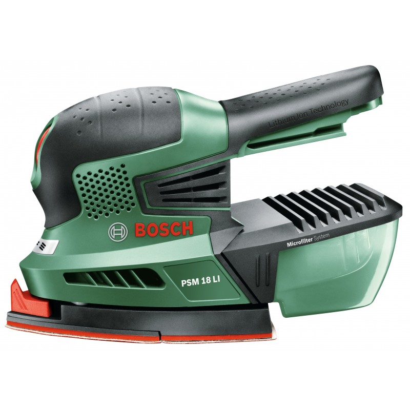 Bosch PSM 18 LI Levigatrice multiuso 22000 Giri min Verde