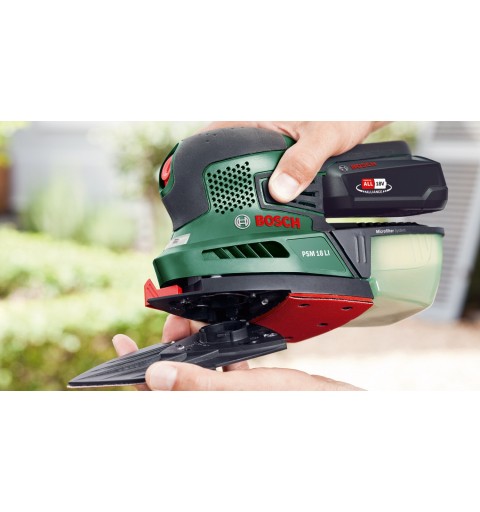 Bosch PSM 18 LI Multischleifer 22000 RPM Grün